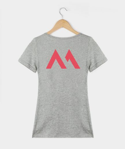 Camiseta Bamba - Mujer, gris