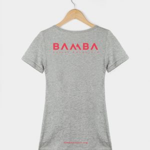 Camiseta Bamba - Mujer, gris